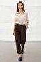 Talia Carrot Pants - Brown