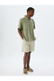 Basic Shirt Viscose Short Sleeve Pocket Detail