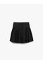High Waist Relaxed Fit Sports Shorts Skirt - 3