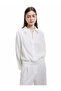 Buttoned Long Sleeve Classic Collar Crepe Shirt - 3