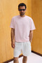 Dunno Men's 100% Organic Cotton Round Neck Regular Fit Pink T-Shirt - 2