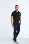 Men's Black T-Shirt Elly Printed - 4