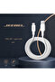 | كابل شحن سريع من USB إلى USB-C - 1.2 متر - أبيض - طاقة 5 أمبير - 2