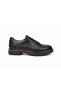 Men's Black Inside and Outside Genuine Leather Casual Shoes Lightweight Orthopedic Sole 304