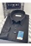 Slim Fit Long Sleeve Diamond Pattern Sleeve Embroidered Collar Buttoned Stylish Men's Shirt with Gift Box Fs-004200 - - 6