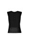 Women's Black Pleated Peplum Blouse – Grace Fit |   Soft Textured |   Stylish Flowy Form - 6