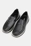 Men's Black Genuine Natural Leather Eva Sole Loafer Daily Shoes - 3