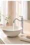 Vintage Bowl Sink Faucet - Retro Bathroom Faucet - Chrome (Silver) Color
