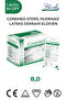 Coremed Sterile Surgical Latex Powder-Free Gloves Size 8 50 Pairs