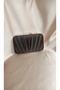 Women's Brown Special Design Pleated Model Chain Evening Dress Bag, Wedding Invitation Engagement Clutch Portfolio Bag