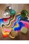 Sdt Modern Rainbow Wavy Woven Base Decorative Carpet Sdt612 - 3