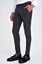Slim Fit Side Pocket Straight Stretch Casual Anthracite Trousers P 1144 - 3
