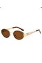 Dabling Brown Color Mineral Glass Sunglasses - 2