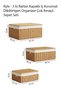 Kyle - 3-Piece Rattan Covered Internal Protection Rectangular Organizer Multi-Purpose Basket Set - 7