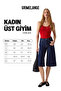 Chiles Women's Slim Round Neck Sleeveless Red Blouse with Snap Fasteners - 6