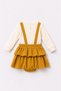 Strappy Salopet Mustard Baby Girl Dress - 2