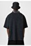 Washable Oversize Polo Collar Detailed T-Shirt - 5