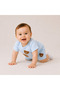Summer Teddy Bear Suzy Embroidered 100% Cotton Baby Boy Short Sleeve Shorts Top and Bottom Set of 2 - 2