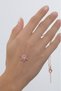 Women's Lotus Flower Steel Chain Pink Necklace - Gold Rose Color (with Surprise Gift) - 6