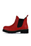 Red Flotter Leather Women's Flat Boots 01Wt0801 - 4
