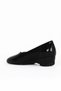 Black Wrinkled Patent Leather Women's Heeled Shoes 33Wa7316 - 4