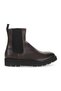 Brown Ppe Leather Men's Sports Boots 01Mr12800