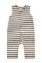 Striped 6-18 Months Jumpsuit - Brown