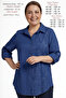 Women's Plus Size Spring Summer Anti-Sweat Viscose Cotton Mom Shirt - Adjustable Long Sleeve Flowy Blouse Linen Textured High Quality