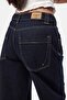 Women's Indigo Selvedge 7S6-50 Baggy Low Rise Fit Tokyo 100% Cotton D Denim Jean - 4