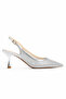 Diamour Women's Crystal Stone Pointed Toe Stiletto 8cm - 3
