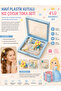 Blue Plastic Boxed Girl's Buckle Set - 3