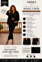 Women's Elastic Waist Slouchy Modal Set - 2