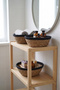 Liv - 3-Piece Decorative Natural Hand-Knitted Wicker, Multi-Purpose Basket, Bathroom and Kitchen Organizer Set - 7