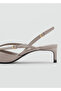 Strappy Kitten Heels - 4