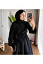 Women's Waist Tie Belted Skirt Top Shirt - 2