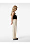 Cotton Loose-Fit Wide-Leg Trousers with Pocket Detail - 2