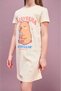 100% Cotton Printed Short Sleeve Yellow Dress for Girls H8107A826Sm - 2