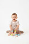 Baby Boy Teddy Bear Printed Striped T-Shirt and Shorts Set (3-18 Months) - 5