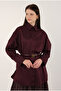 Short Burgundy Poplin Shirt - 4