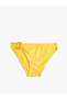 X Selected by Şahika Ercümen - Textured Bikini Bottom with Side Buckle Detail - 6