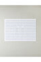 Mono Stripe Cotton Foot Towel 50X70 cm White - Blue