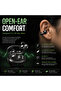 Sonix Clip-On Earbuds, Bluetooth 5.3, IPX5 Waterproof, 5-6H Playtime, ENC, Touch Control, Type-C Charging, 40mAh Battery, Dual-Mic (Black) - 2
