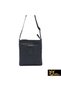 Unisex Navy Blue Genuine Leather Messenger Bag 792300721-1