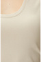 Bej Varak Baskılı T-shirt - 7