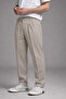 Men's Casual Regular Classic Stone Fabric Trousers
