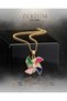 Trend Steel Women's Necklace 45 cm with Colorful Enamel Wind Rose Figure - 3