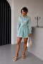 Blue Shirt Dress Design - 2