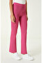Fuşya Triko Pantolon - 3