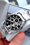 Exclusive Multifunction Original Men's Wristwatch 3Atm Water Resistant Silver Color Steel Band Dke2086C4 - 5