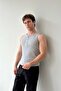 Buttoned Ribbed Tank Top